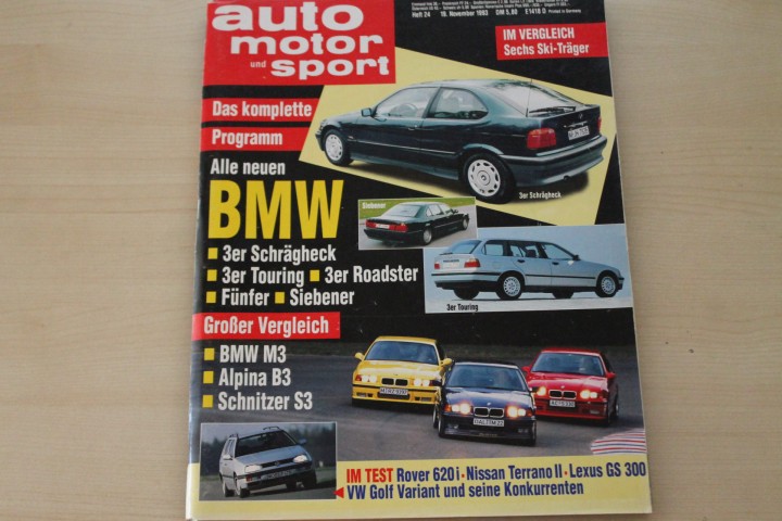 Deckblatt Auto Motor und Sport (24/1993)